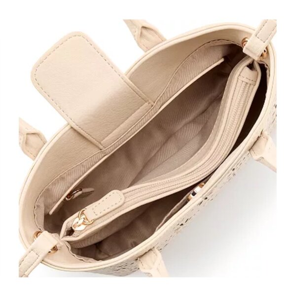 LC Lauren Conrad Cream Crossbody Bag - Picture 3 of 14